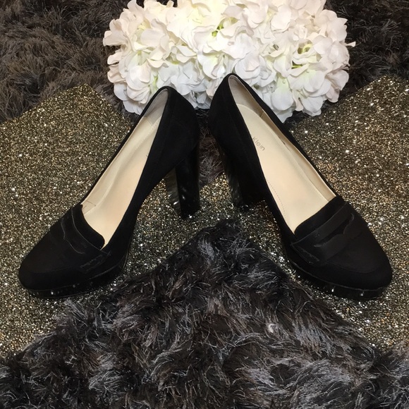 Black Suede Platforms - Picture 2 of 8